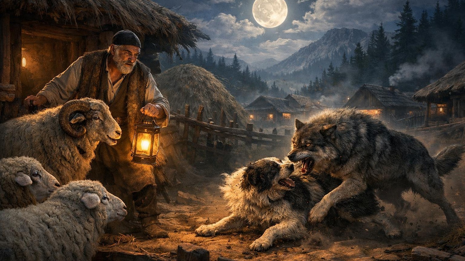 Овцете и кучето