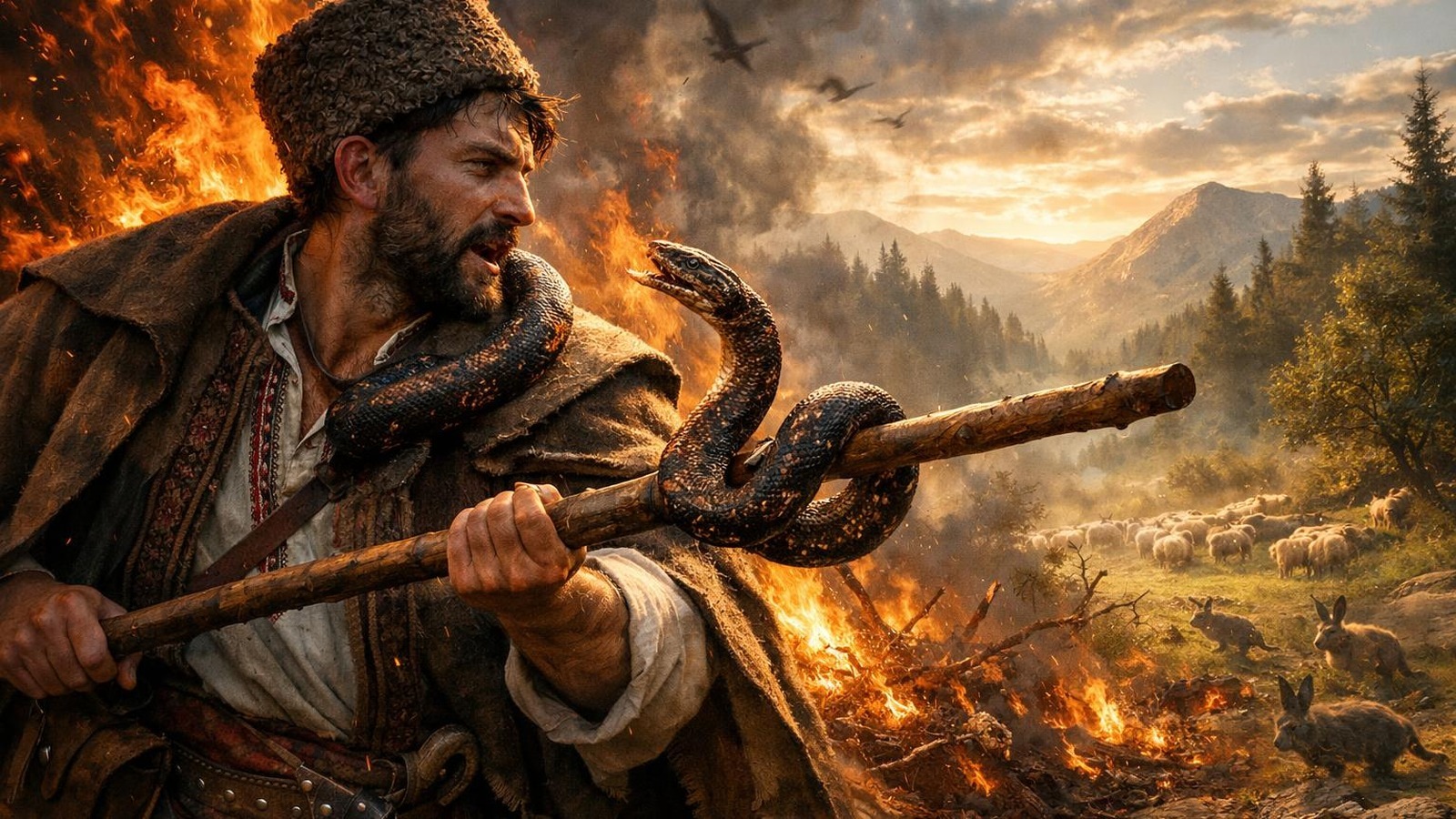 Овчарят и неговата жена
