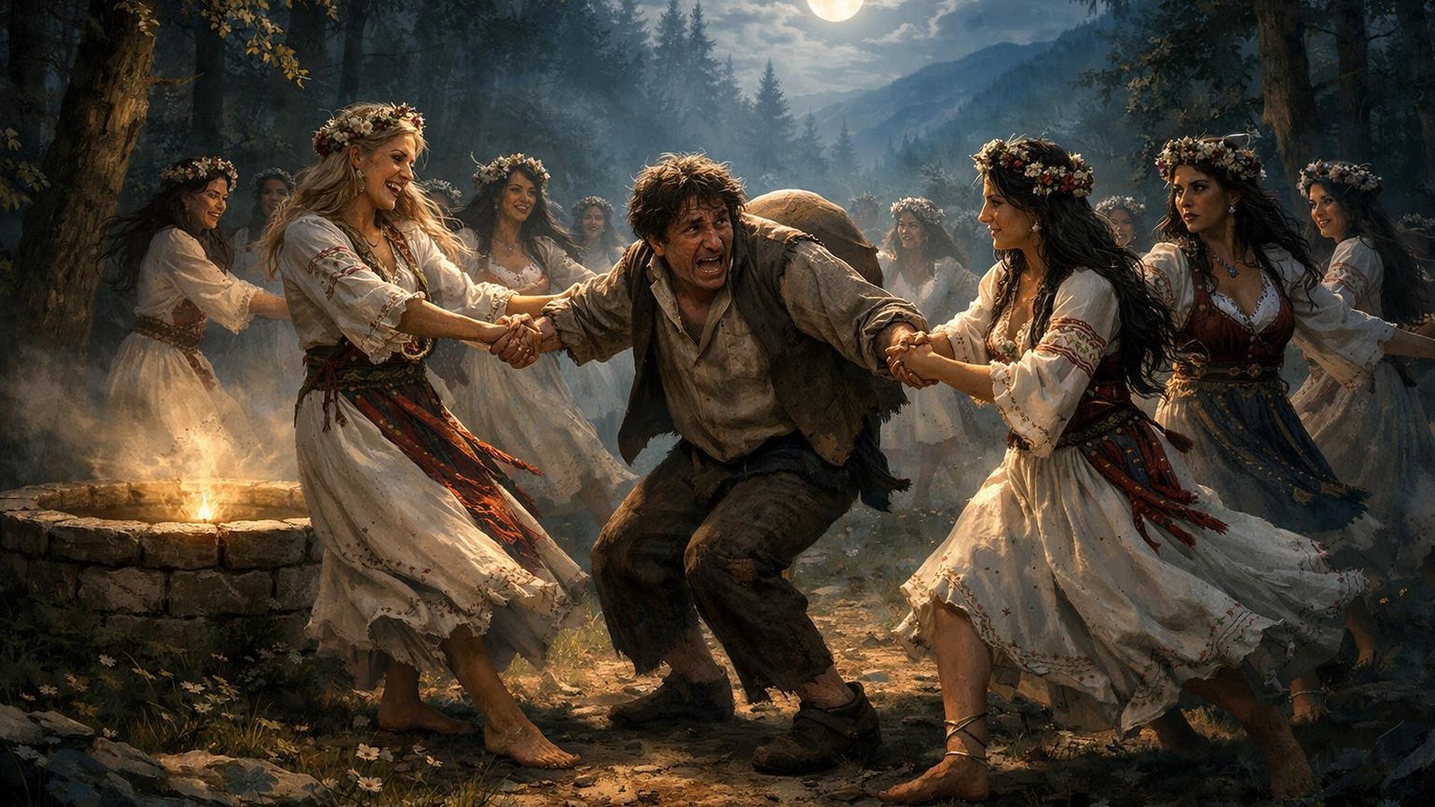 Самодивите и гърбавият