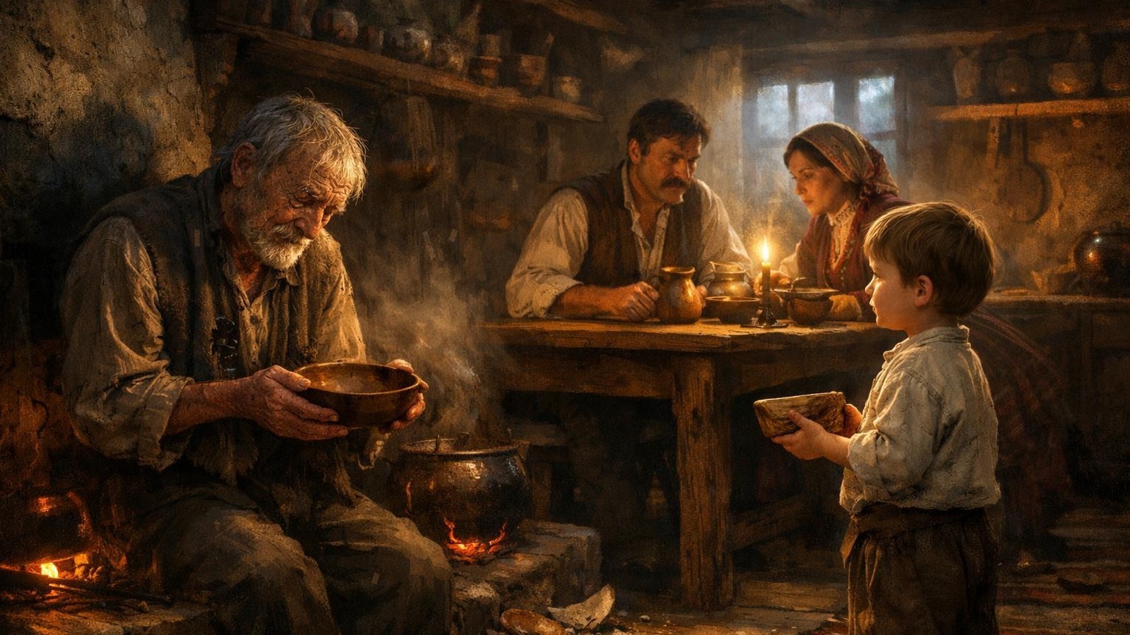 Дървената хранилка