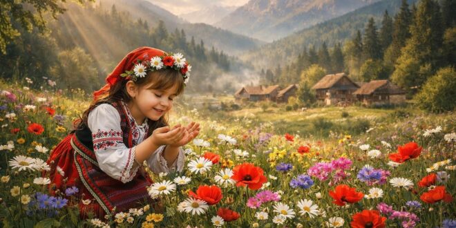 Цветна картичка