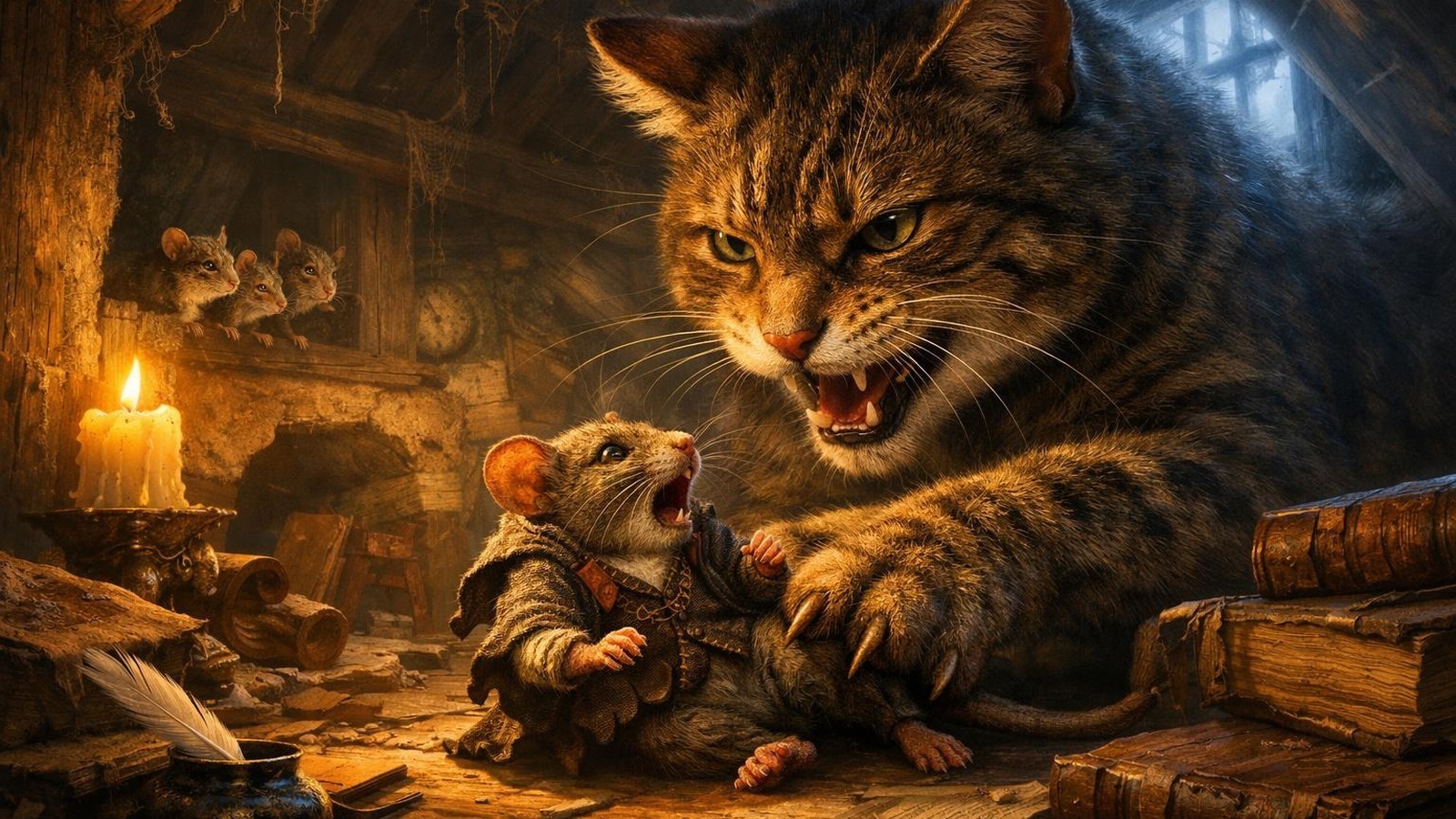 Мишокът, който яде котки