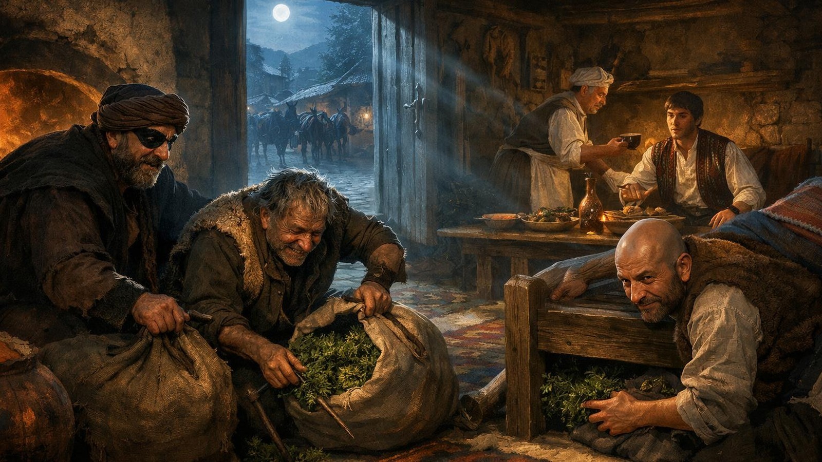 Куцият, кьосето и бедният