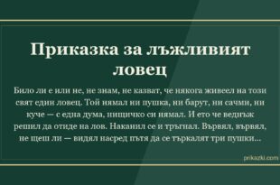 Приказка за лъжливият ловец