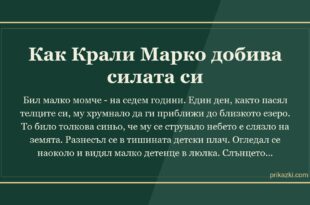 Как Крали Марко добива силата си